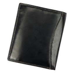 Pánská kožená peněženka El Forrest 552-63 RFID černá s ochranou proti skenování