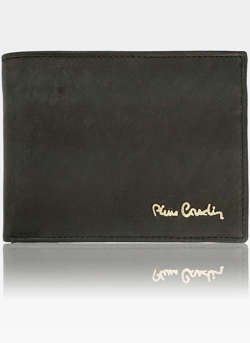 Pánská peněženka Pierre Cardin Leather Horizontal Black Tilak28 8805 Black